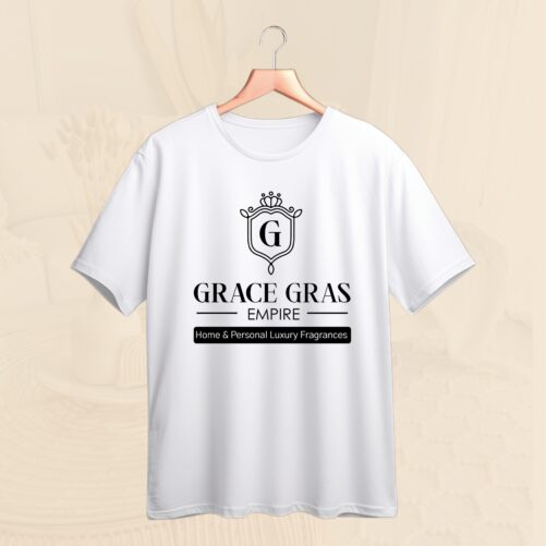 White Unisex T-shirt (Company Logo) - Image 3