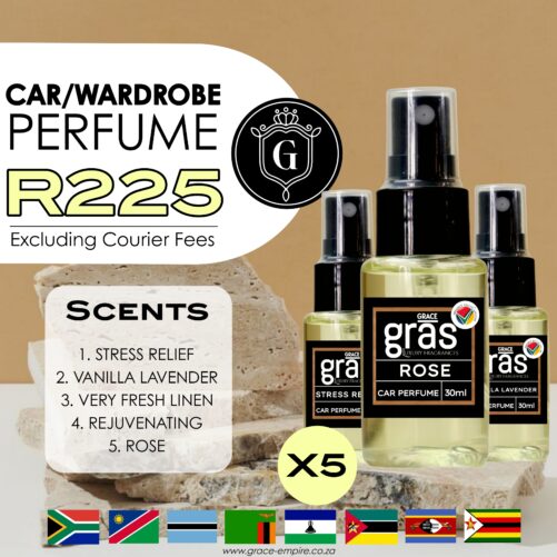 Car Perfume Spray - 30ml (Half)